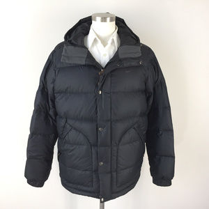 Nike Men's L down Puffer Coat Jacket hood Parka